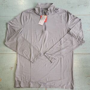 Puma 1/4 Zip Small Gray Cloudspun Pullover